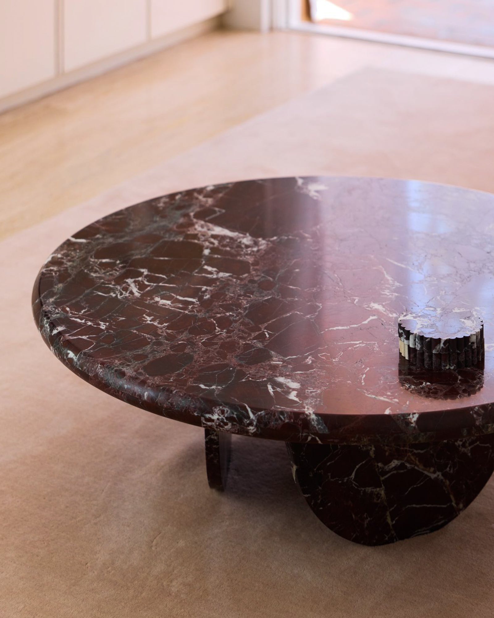 Roso Round Scalloped Coaster (Pair)