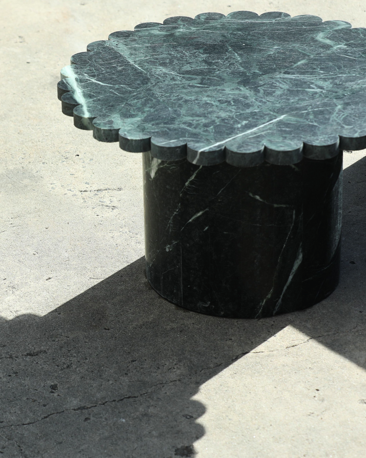 Verde Smerlato Large Round Tray
