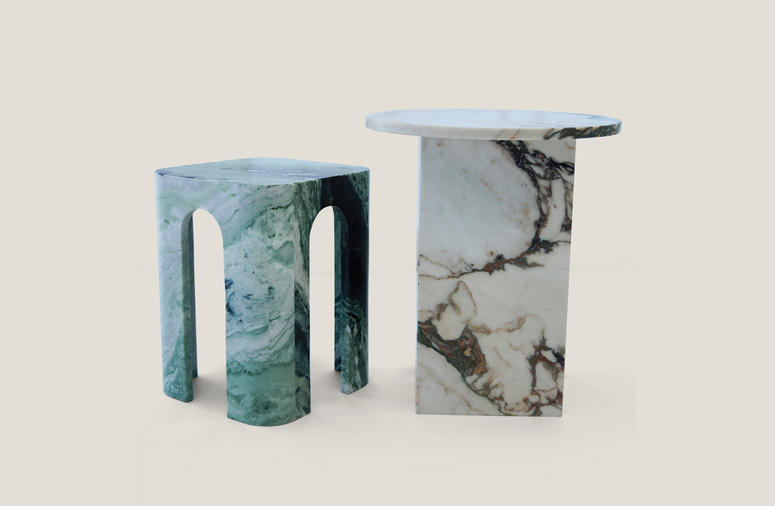 Bambina Calacatta Viola Side Table