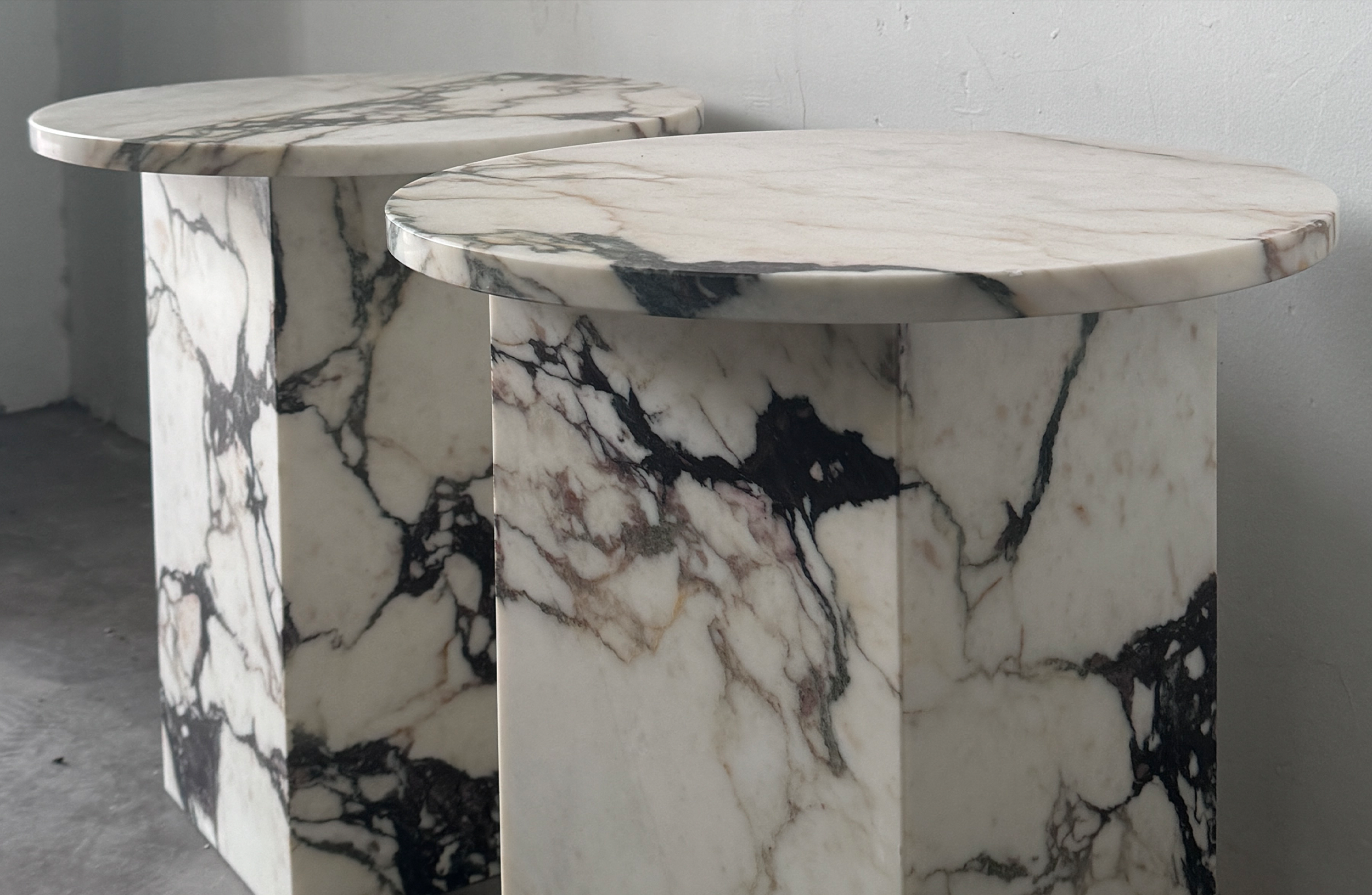 Bambina Calacatta Viola Side Table