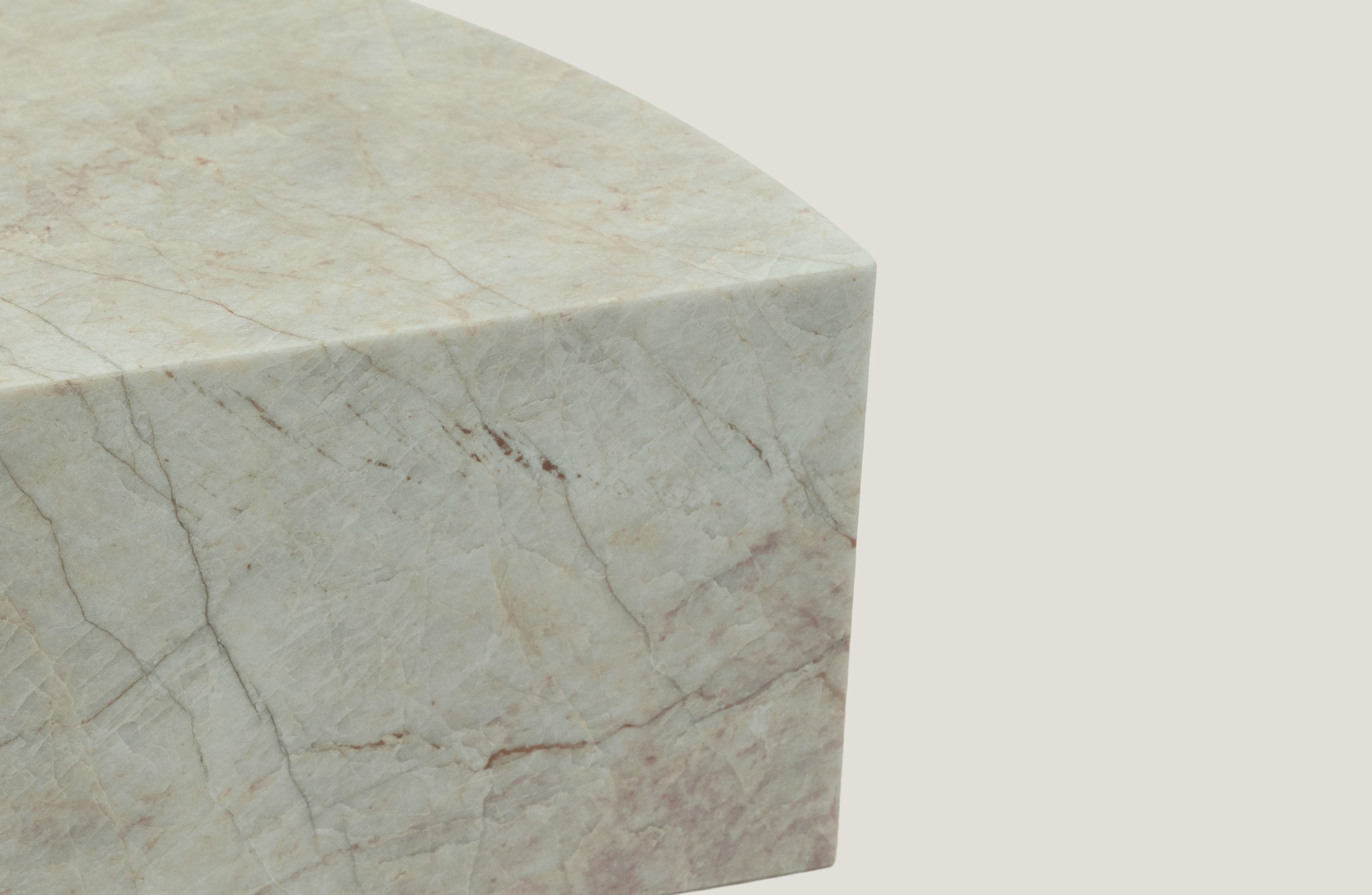 Bianca Taj Mahal Quartzite Coffee Table