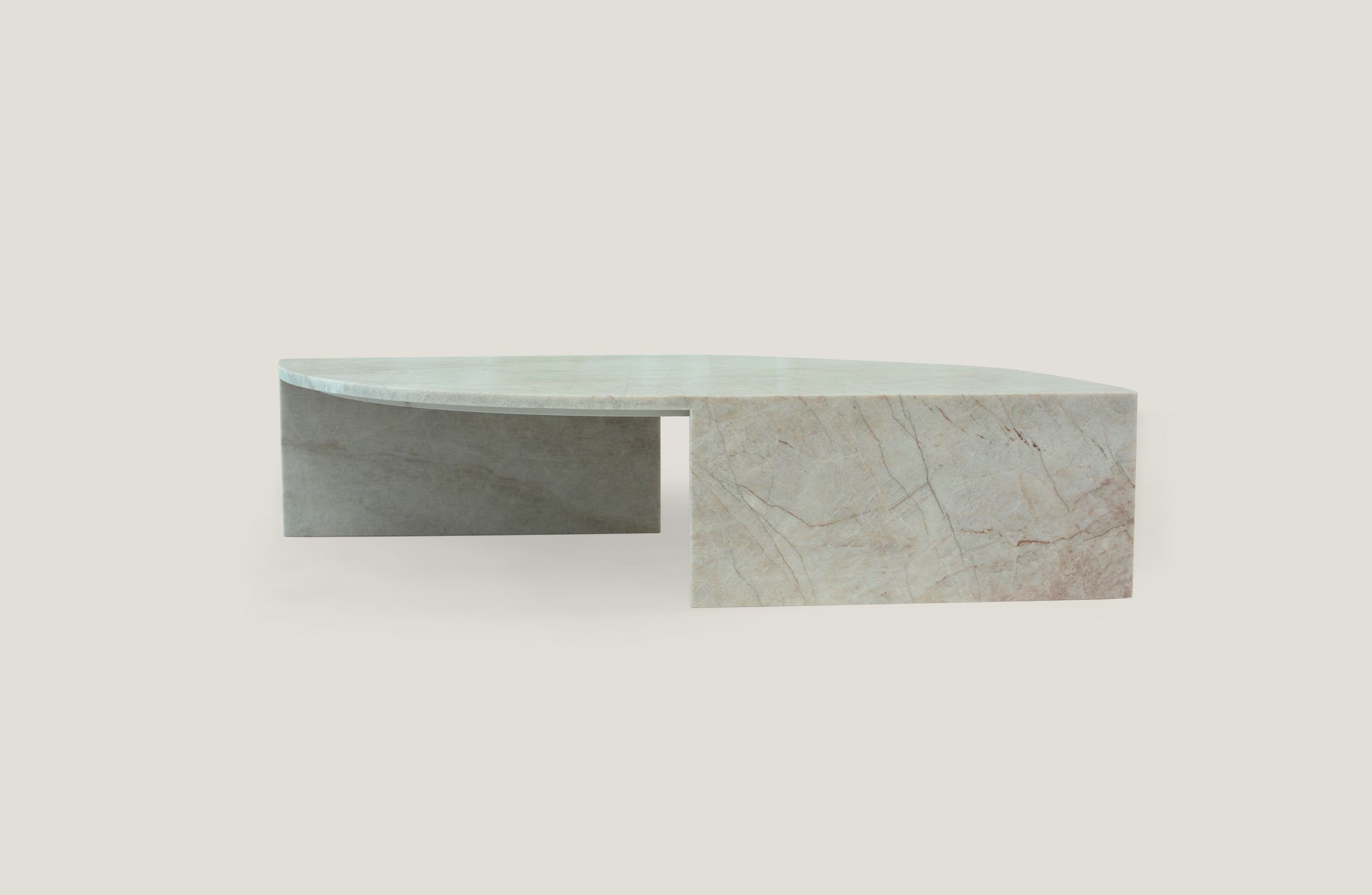 Bianca Taj Mahal Quartzite Coffee Table
