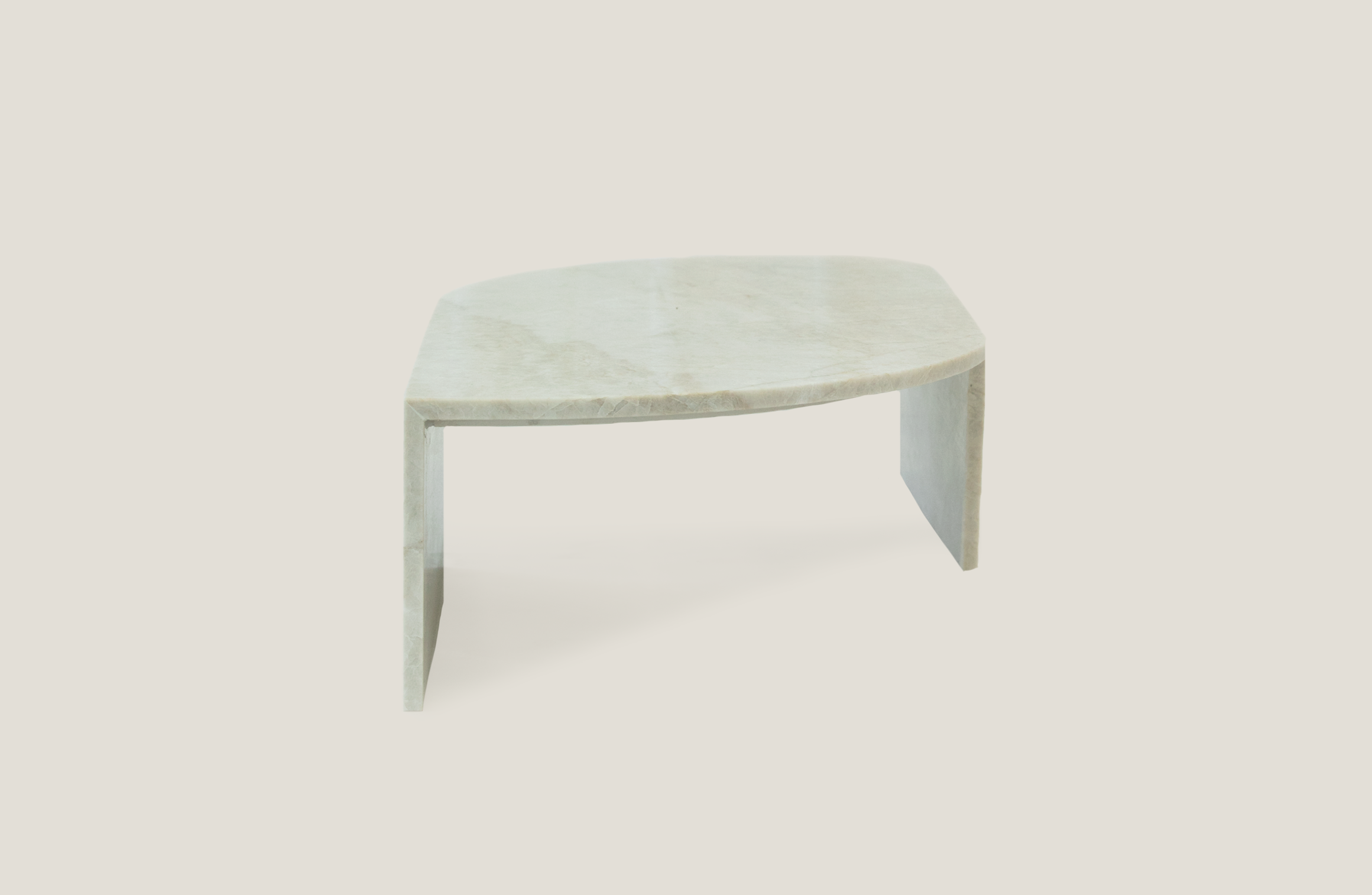 Bianca Taj Mahal Quartzite Coffee Table