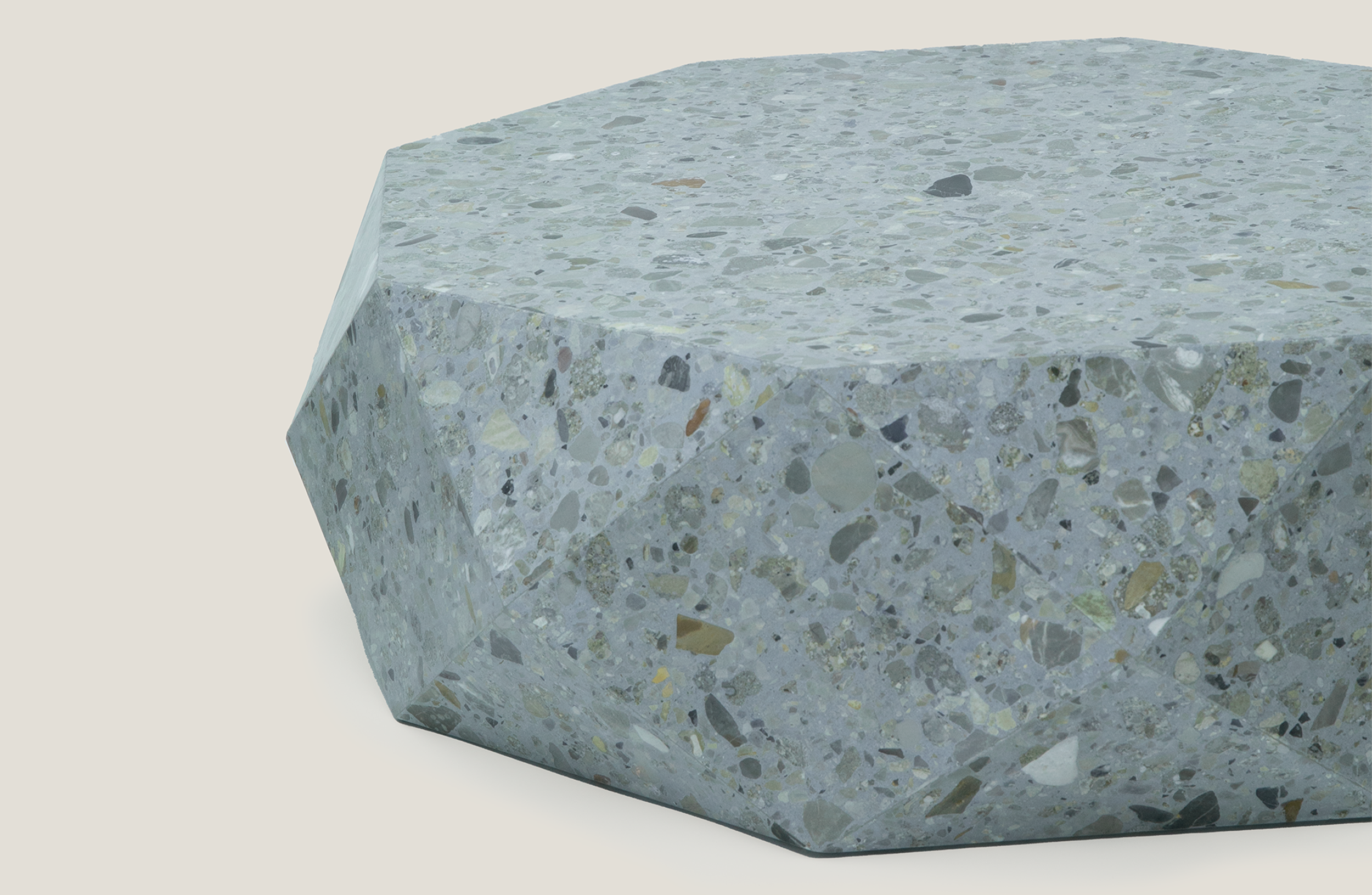Folde Terrazzo Grigio Coffee Table