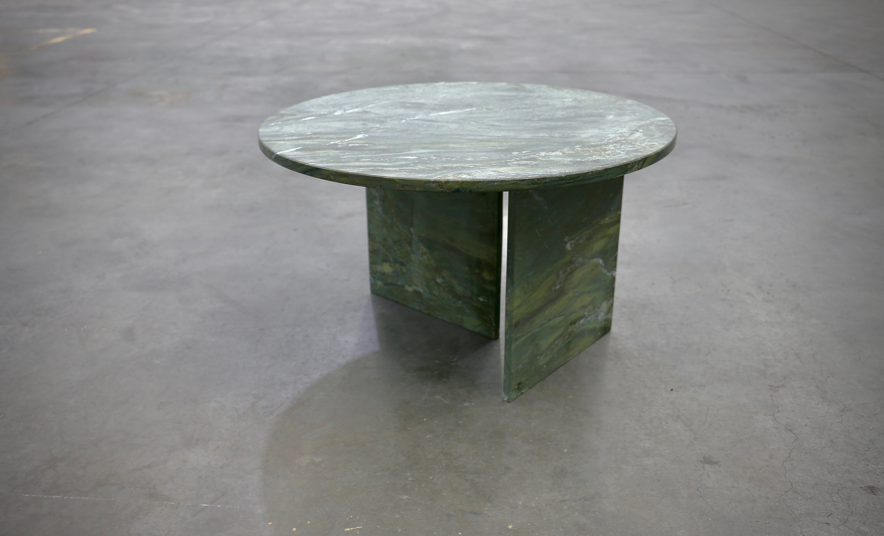 Lav Coffee Table in Tanotti Green Marble
