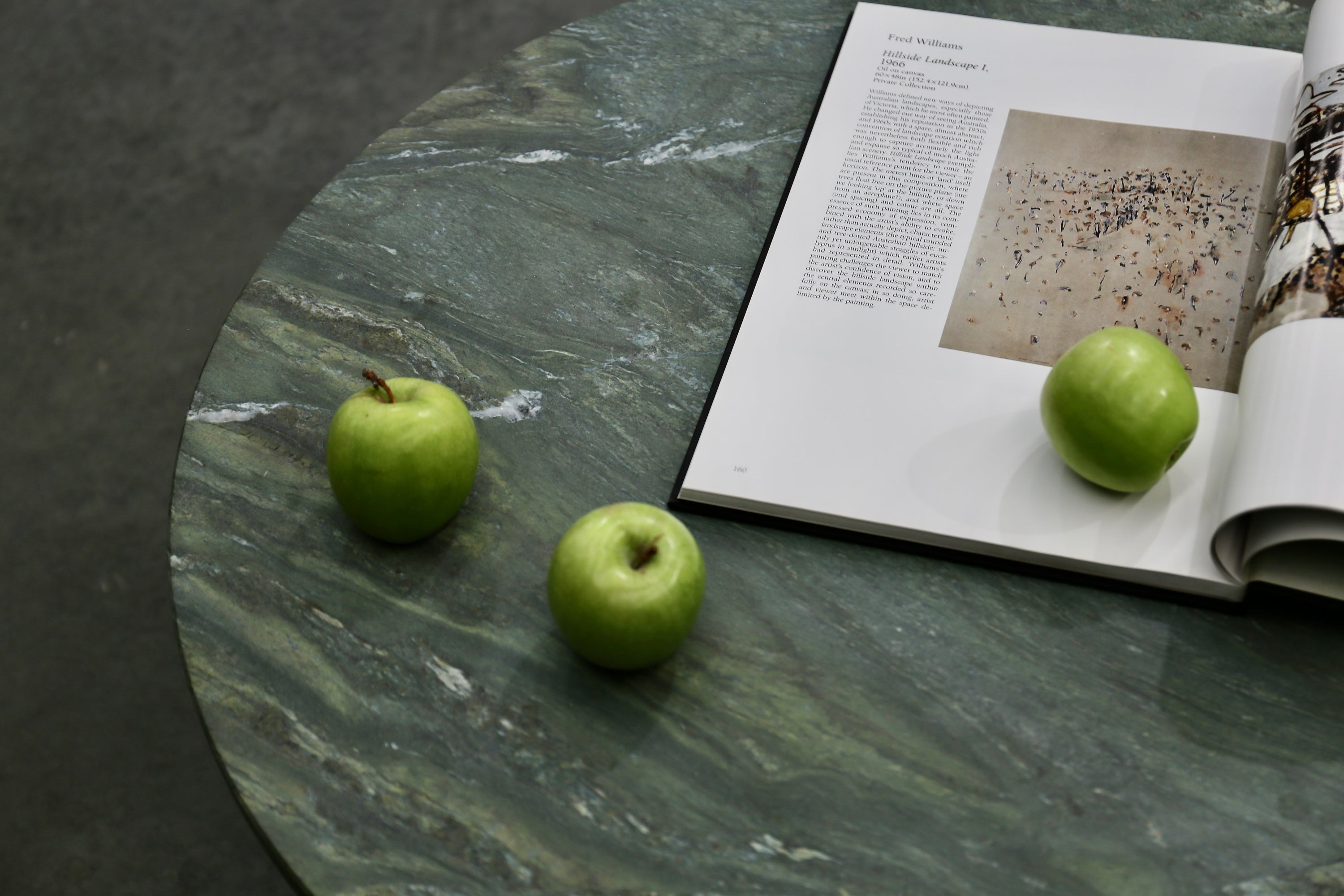 Lav Coffee Table in Tanotti Green Marble