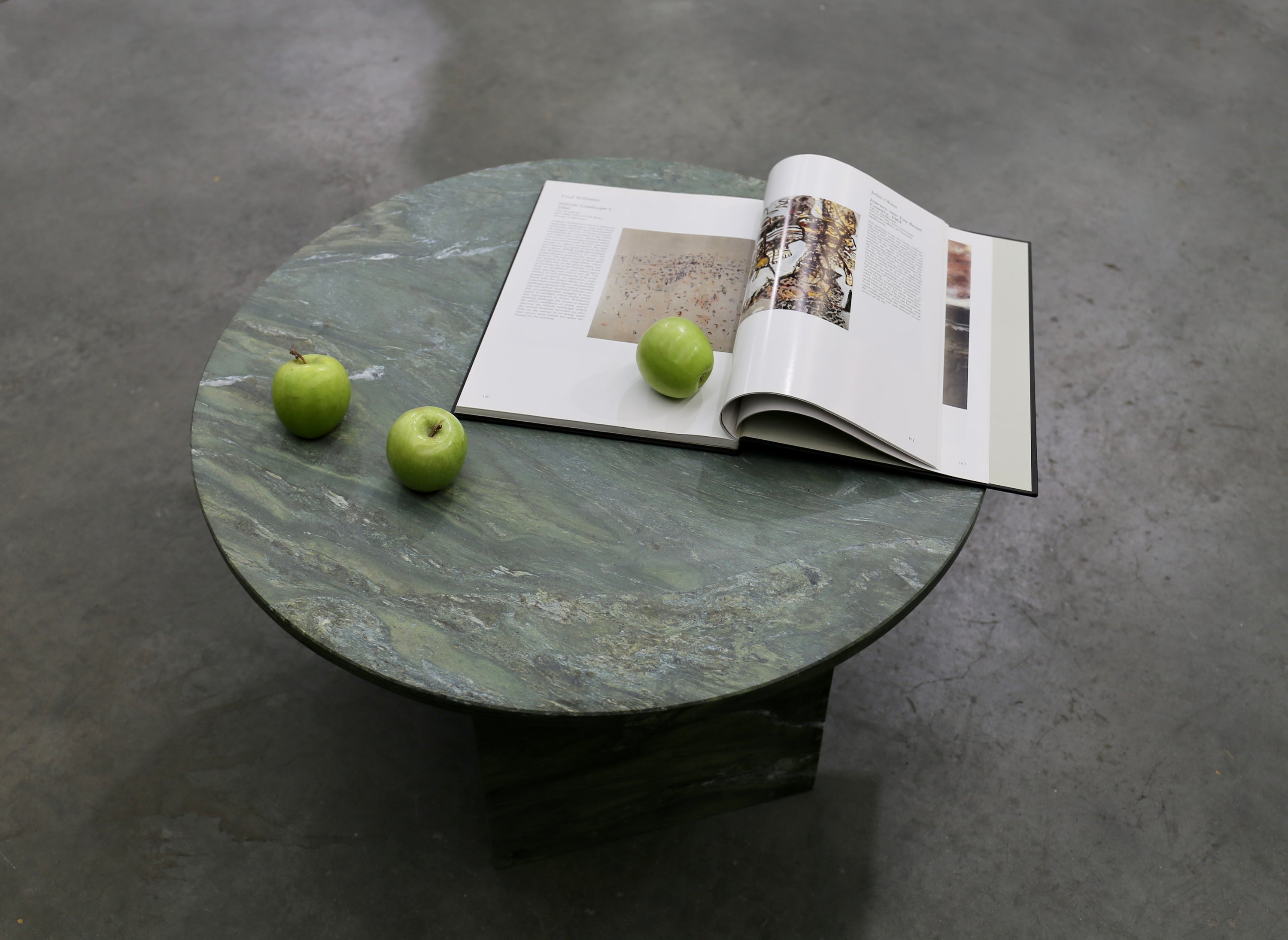Lav Coffee Table in Tanotti Green Marble