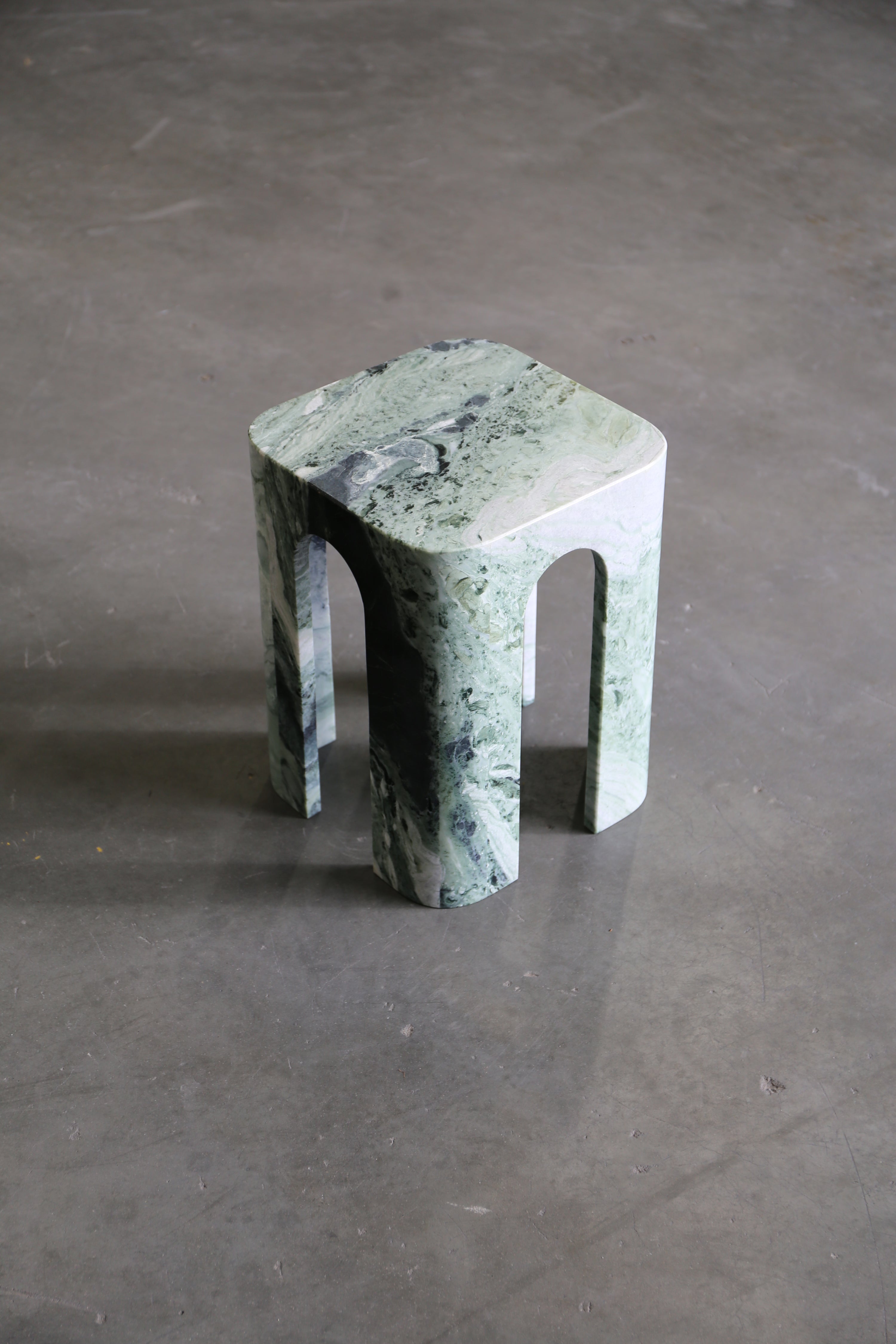 PICCOLA CRYSTAL JADE SIDE TABLE