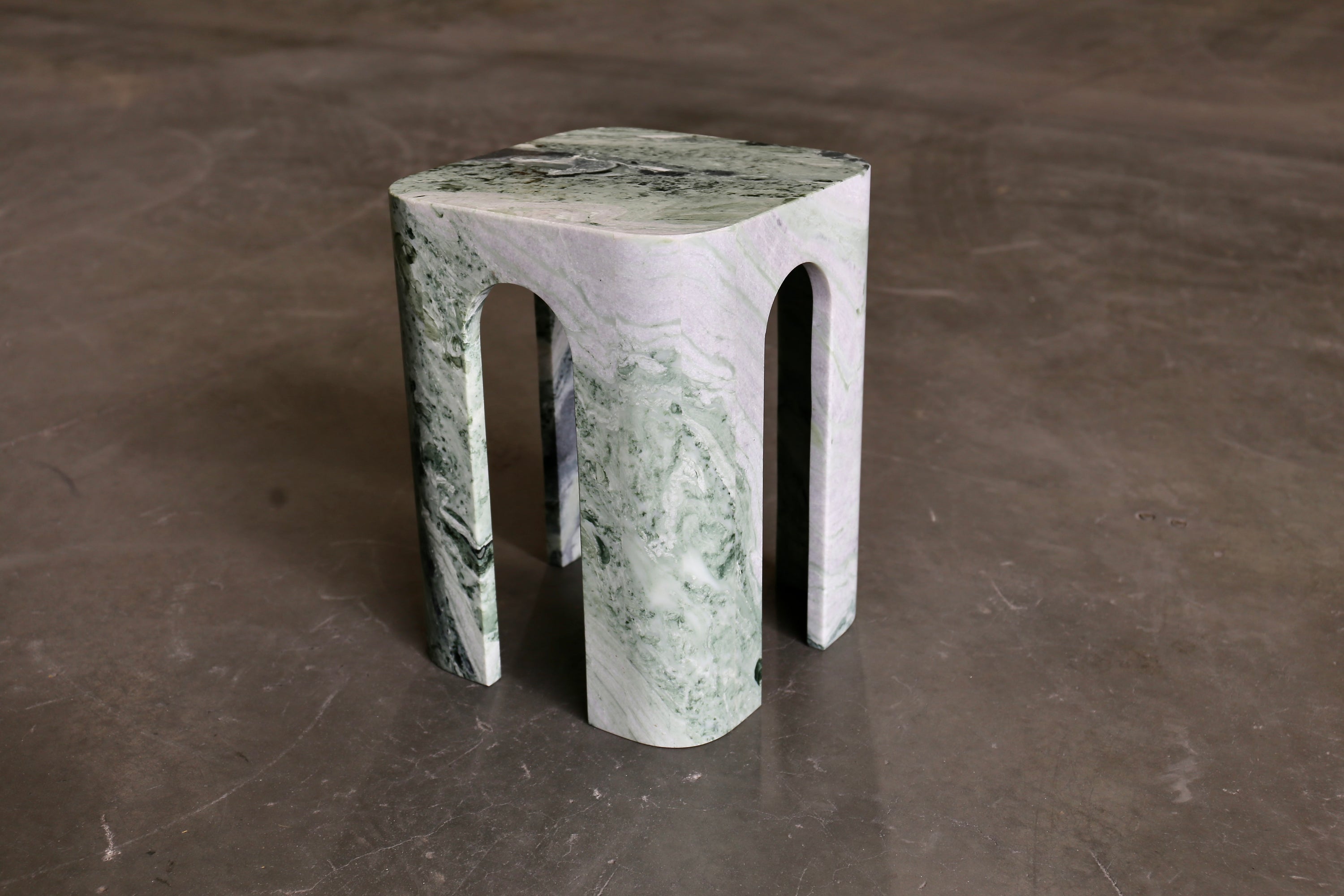 PICCOLA CRYSTAL JADE SIDE TABLE