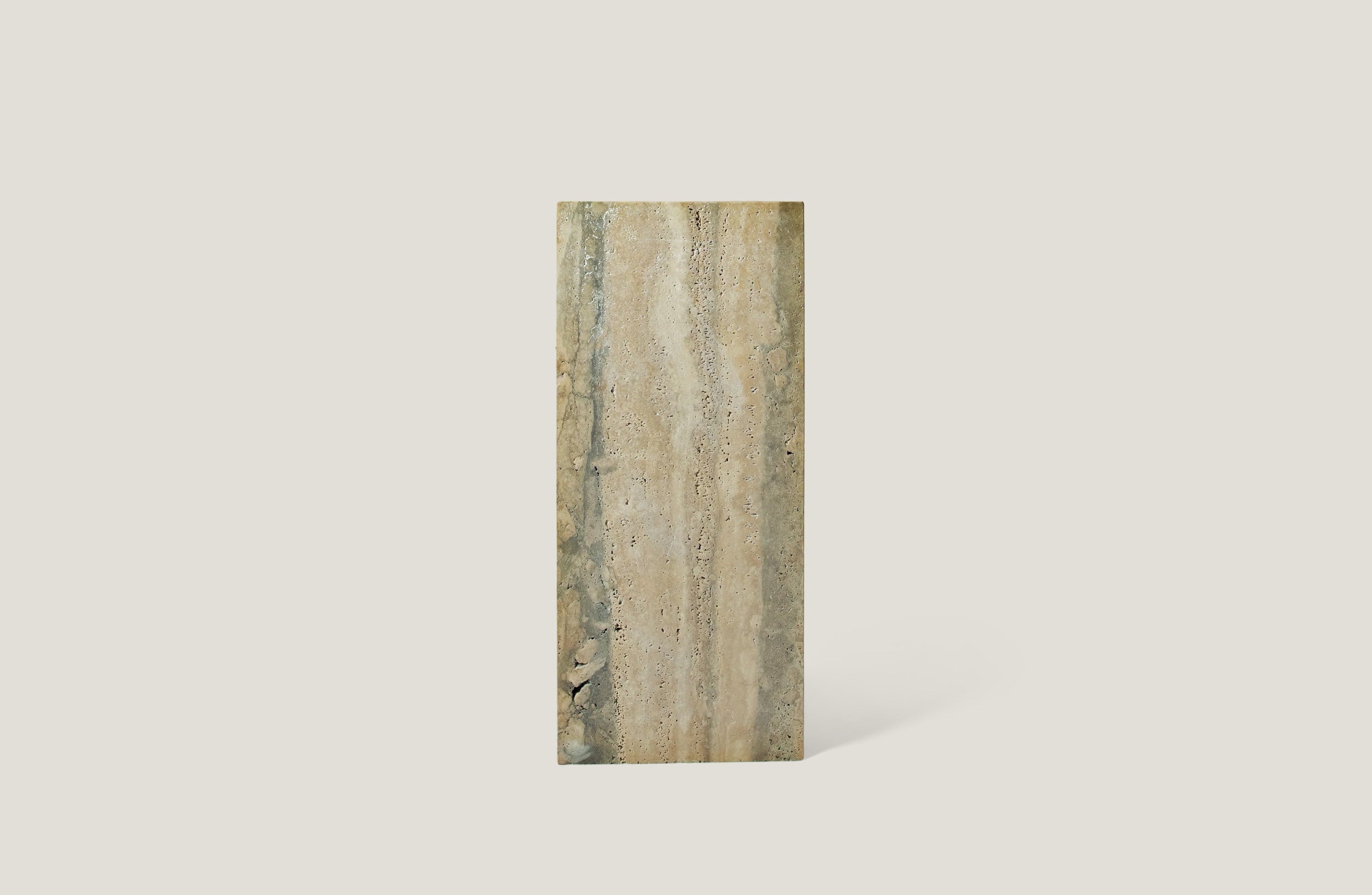 Leggero Tall Travertine Plinth