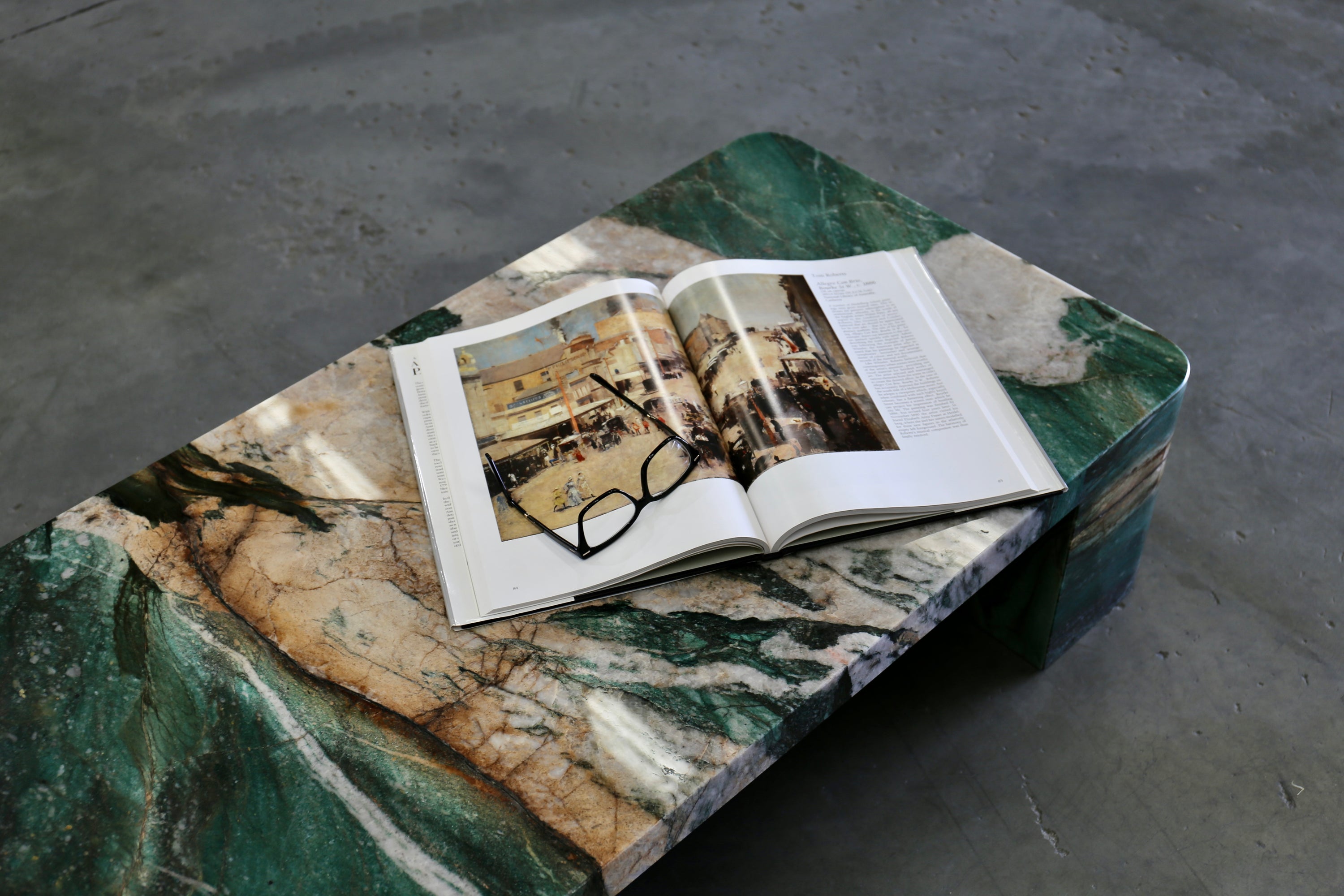 TERROSA AMAZON GREEN COFFEE TABLE