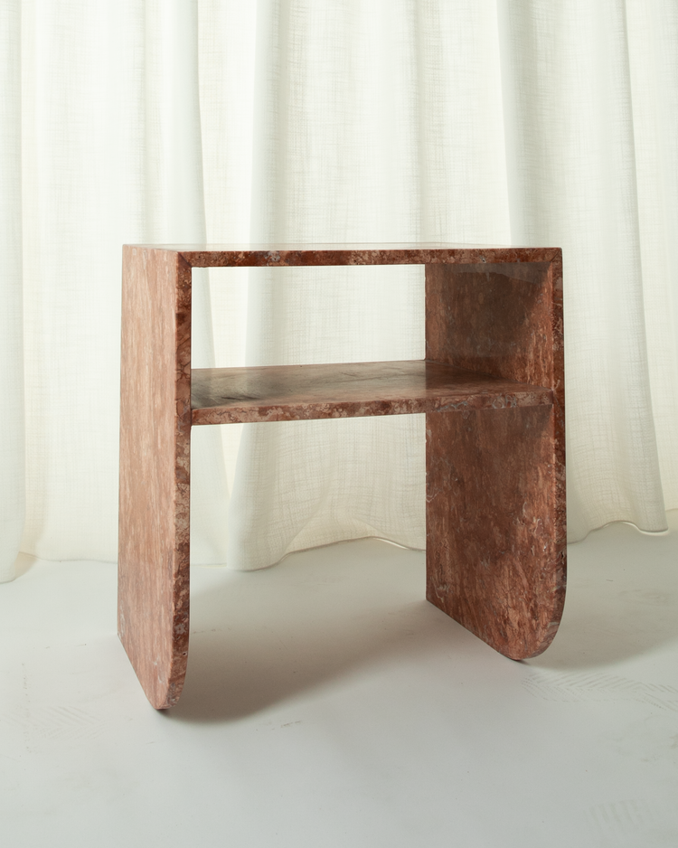 Rosa Curva Bedside Table