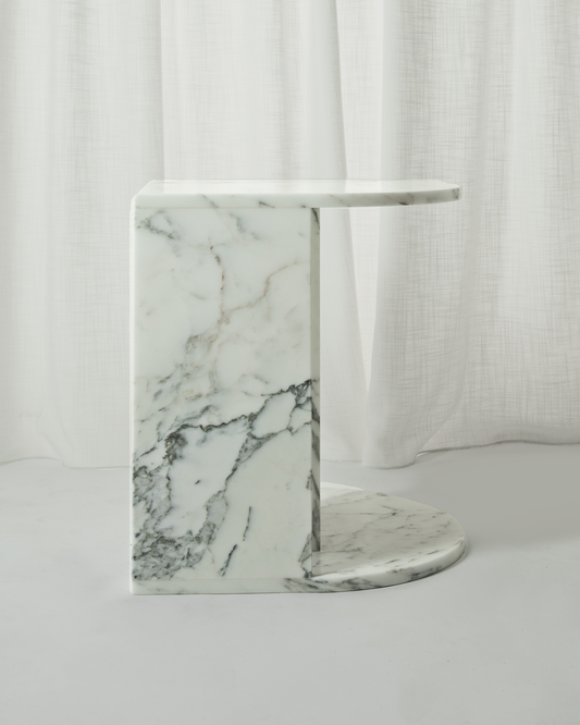 Lacrima Marble Side Table