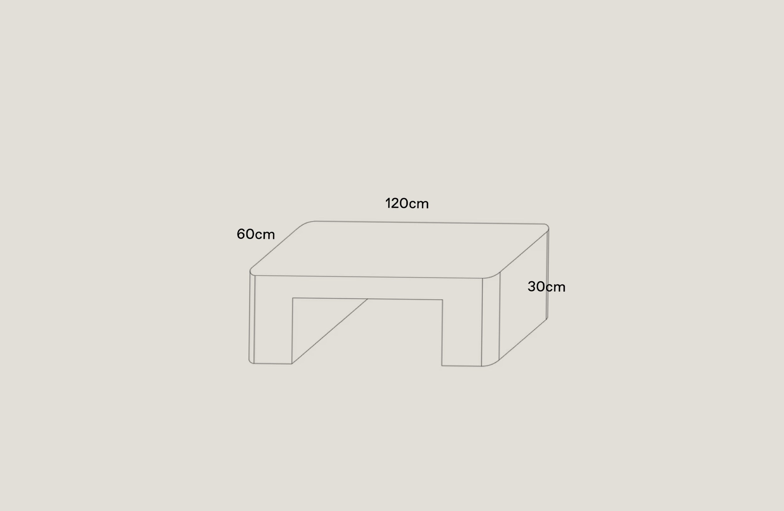Sokkel Verde Cut Coffee Table I.