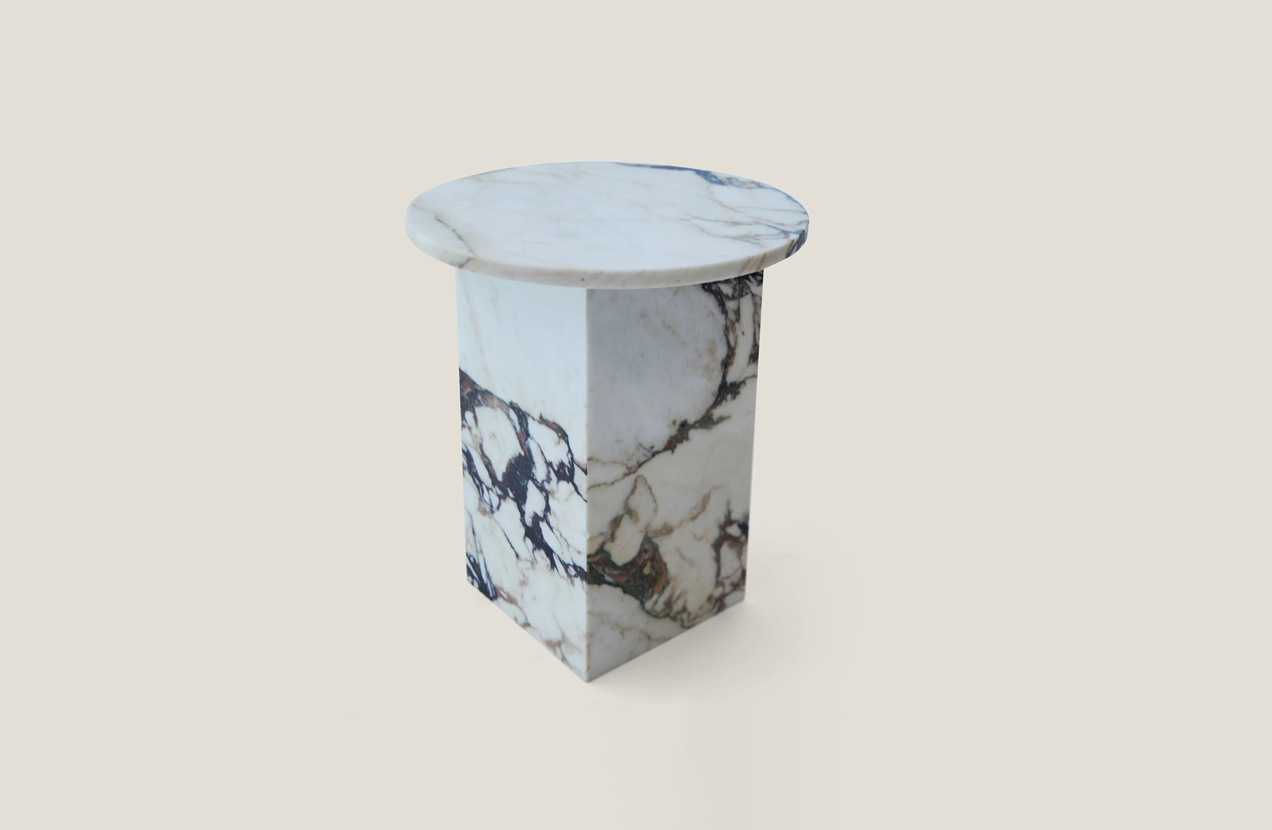 Bambina Calacatta Viola Side Table