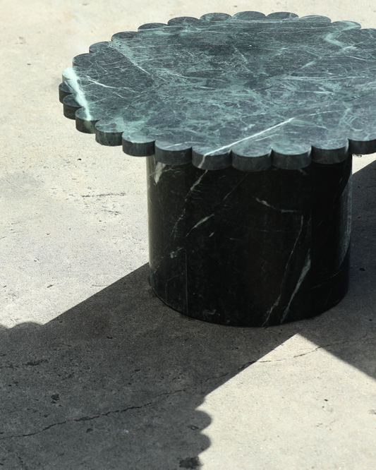 Verde Smerlato Large Round Tray